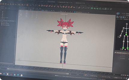 ゲームグラフィック&
キャラクターデザイン専攻体験